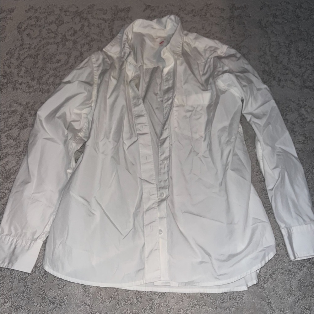Levi's White Boyfriend Fit Shirt